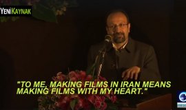 Yüzlerce İranlı Asğar Ferhadi’yi tebrik etmek için toplandı
